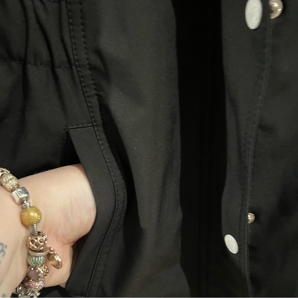 Jessica Simpson Black Zip-Up Spring Jacket - Size Small - Picture 8 of 9